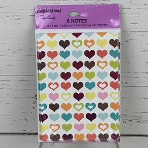 4/$14 6pk Hallmark Expressions Thank You Note Cards Blank Inside NEW SEALED